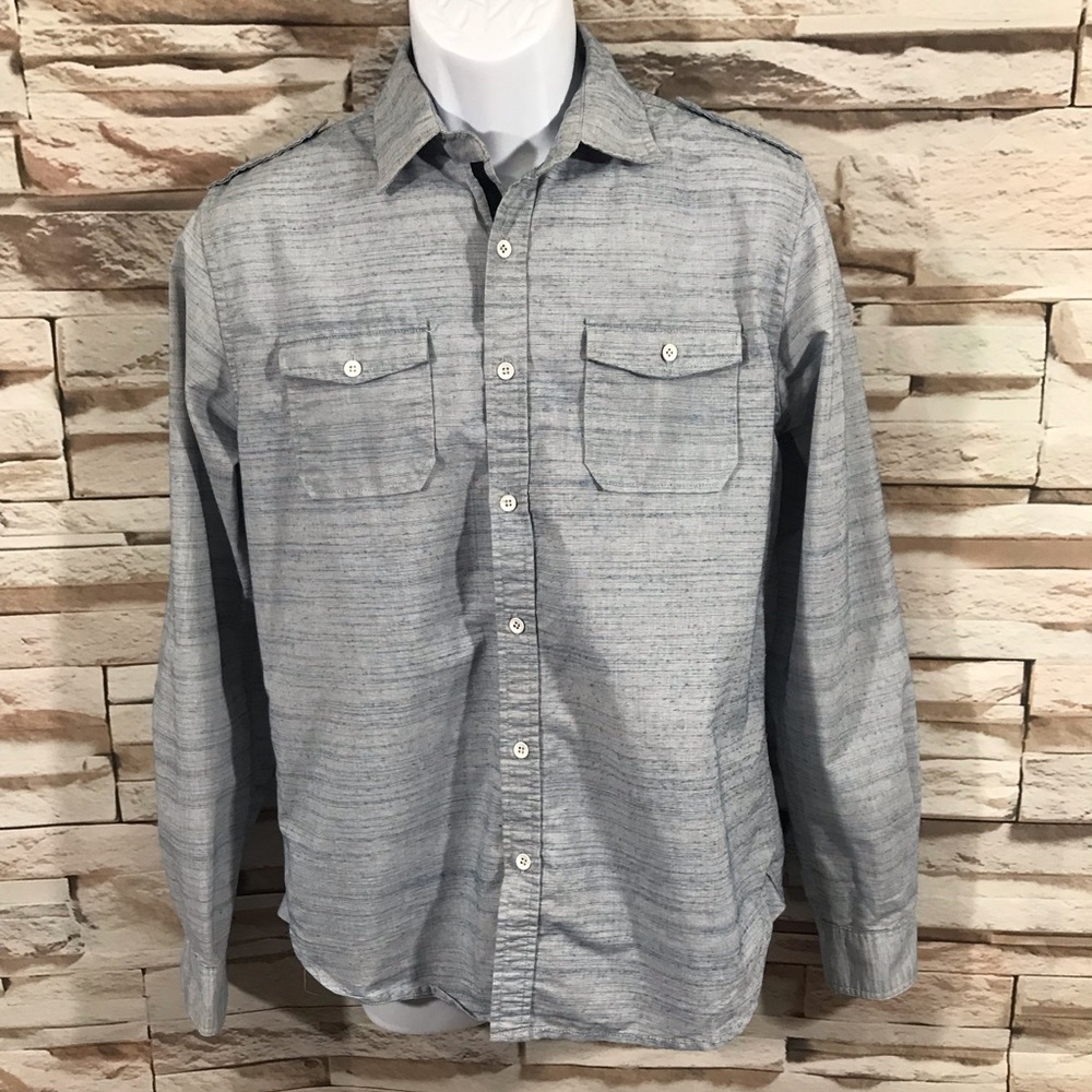 Paperdenim&cloth Gray Shirt sz M ( Y16)